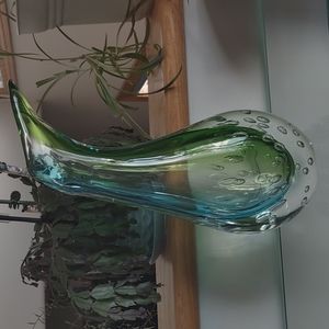 HANDMADE Glass Vase